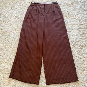 Express Brown Wide Leg Pants